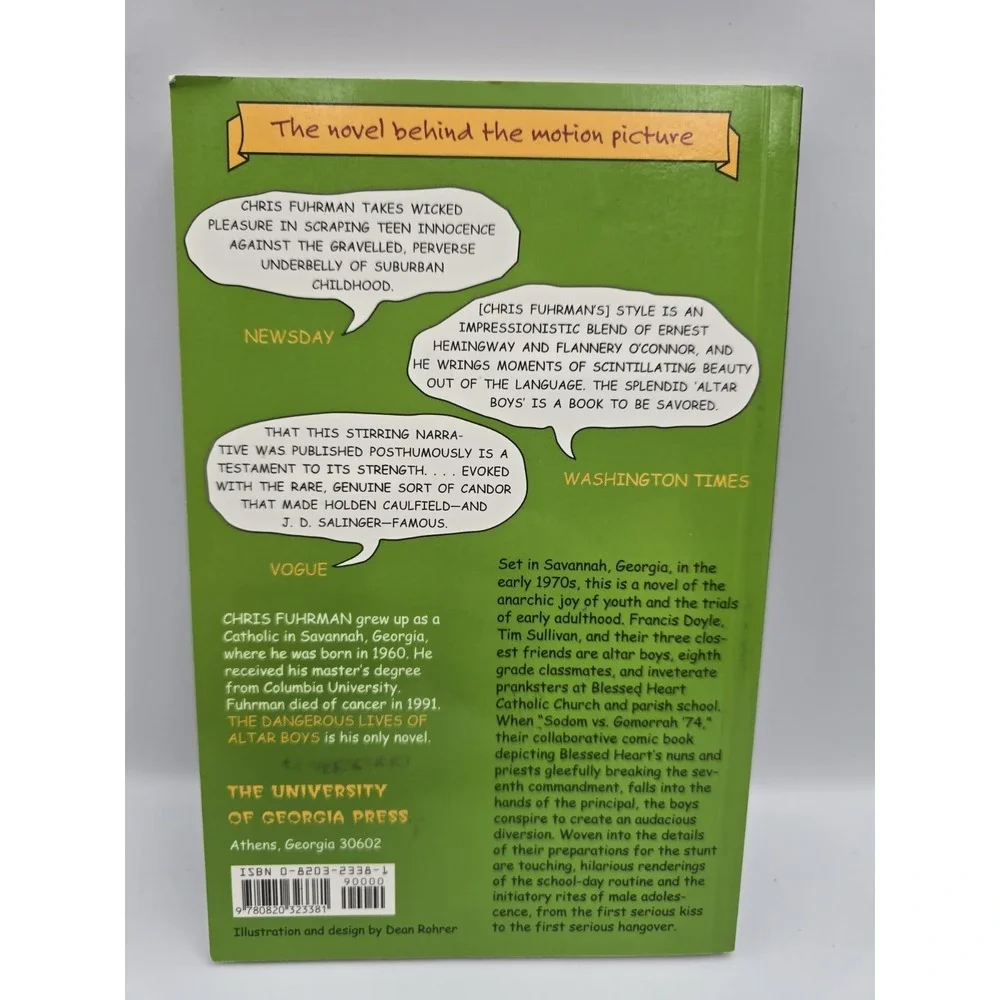 Dangerous Lives of Altar Boys : A Novel by Chris Fuhrman (2001, Trade Paperback)